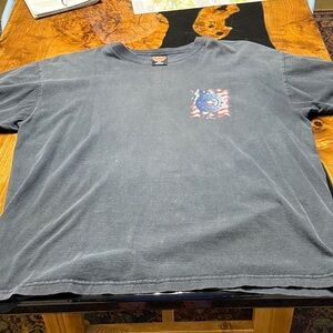 Harley-Davidson Charcoal Gray T-Shirt with Patriotic Emblem